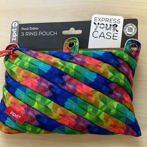 Zip it  3 ring pouch NWOT
